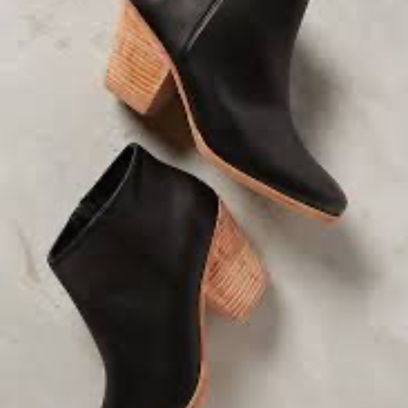 Rachel Comey - Leather ankle stacked heel booties - Picture 10 of 10